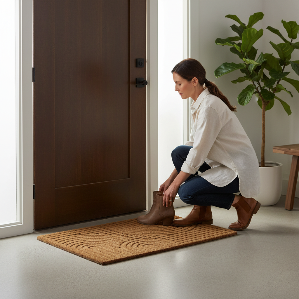 FELPUDO 40X60CM COCO C/BASE GOMA LISA/FRASE D0093/94  FKW040-1000/100 FKP040-1000/100 DIB01 MF01 V315/44 IND01