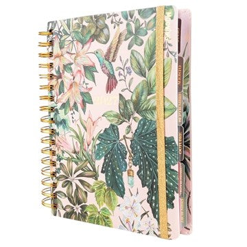 AGENDA 2027 16.5X22 DIARIA C/ESP. ELAST. FLORAL 1414241 MOO01