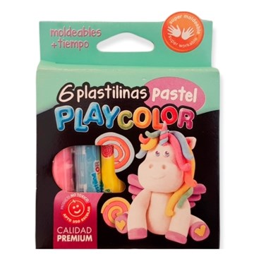 PLASTILINA X 6UNID. PASTEL SURT. 802002001554 FAI01