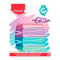 RESALTADOR X 4 PASTEL GLITTER 742046 MAP01