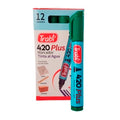 MARCADOR AL AGUA P/REDONDA 420 VERDE TR1524 TRABI (B12)