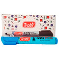 MARCADOR AL AGUA P/REDONDA 420 CELESTE TR1530 TRABI (B12)