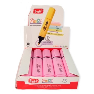 RESALTADOR CHATO PASTEL ROSA TR35979 TRABI (100/1)