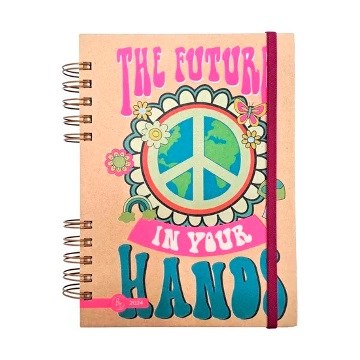 CUADERNO C/ESP. 15X21 BULLET T/KRAF ACUARELA 1002 1018 REY02 (M)