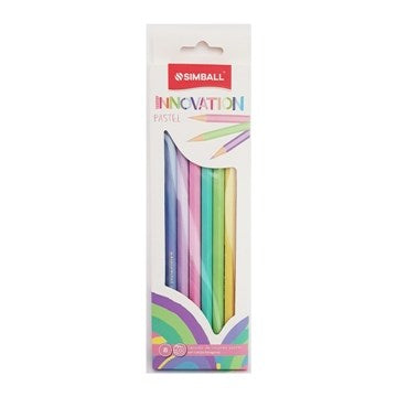 LAPICES X 8 LARGOS PASTEL  0214859408 SIMBALL SPP01