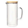 JARRA 1.5LT VIDRIO RAY/LISA C/TAPA BAMBOO B70162L MTA01