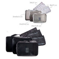 SET ORGANIZADOR VALIJA X6 PZAS TRAVEL TECH 16029/16030 TAR02 DA10293 SF01 (M)