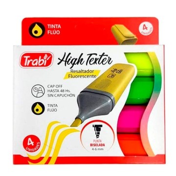 RESALTADOR X4 UNID FLUO CHATO SURT. 5775 TRABI (B32)