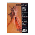 BLOCK KRAFT A4  X50HJS 130GRS PAPERARTS 82.10.10.4.6 PAP01