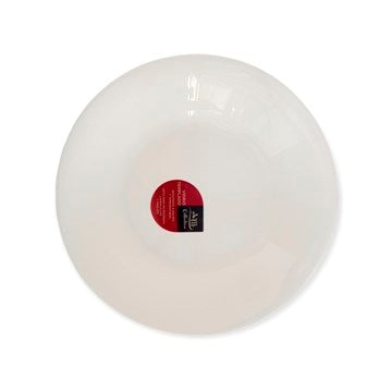 PLATO HONDO 24CM RED. BCO. VIDRIO TEMPLADO LISO AM COLLECTION NRQW95T/NRQW95 MTA01