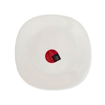 PLATO PLAYO 26.5CM CUAD. VIDRIO TEMPLADO NEGRO NFP110T/BNFP110  MIN02 MTA01