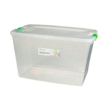 CAJA ORGANIZADORA ALTA 30L TRANSPARENTE C/ TRABA OR22-01/OR21-01 SAO01