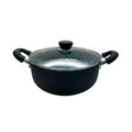 OLLA 20CM TEFLON C/TAPA VIDRIO Y MANGO PLAST TH20SF/DAY05 HUD01(M)