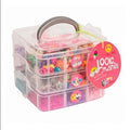 SET P/ARMAR PULSERAS CAJA FORMAS MEDIANA 3 PISOS LOOK45-69