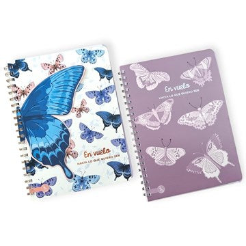 CUADERNO ESP. 20X27 X 80HJS BORDE COLOR T/SEMIRIGIDA 1075-1033-1074 REY02 (B8)