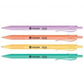 BOLIGRAFO RETRACTIL P/FINA AZUL CUERPO PASTEL PIZZINI BR36PCSAZX24 PZ01