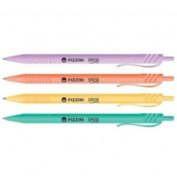BOLIGRAFO RETRACTIL P/FINA AZUL CUERPO PASTEL PIZZINI BR36PCSAZX24 PZ01