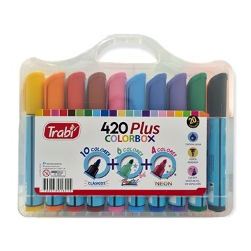 MARCADOR P/RED X 20 SURT. EN VALIJA 420 PLUS 1621 TRABI (10/1)