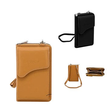 BILLETERA ECO CUERO PORTA CELULAR TRENDY 18819 TAR02