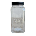 FRASCO 1500ML VIDRIO CUADRADO T/NEGRA 4391 BZP01 (B6)