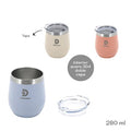 MATE DISCOVERY 280ML S/BOMBILLA Y TAPA P/ VIAJE 16260/16261/16262//16263 /18501/18500 TAR02