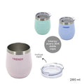 MATE TRENDY 280ML S/BOMBILLA Y TAPA P/ VIAJE 19016-16266-16268/16265/16267/18486 TAR02