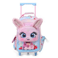 MOCHILA 18" C/CARRO PERRO/GATO GLITTER TR125/TR126/TR128 BT278 BT286 BT302 BT302 CHI01