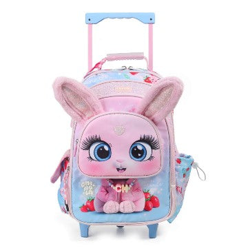 MOCHILA 18" C/CARRO PERRO/GATO GLITTER TR125/TR126/TR128 BT278 BT286 BT302 BT302 CHI01