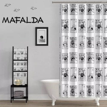 CORTINA BAÑO PVC MAFALDA 611 ALF01