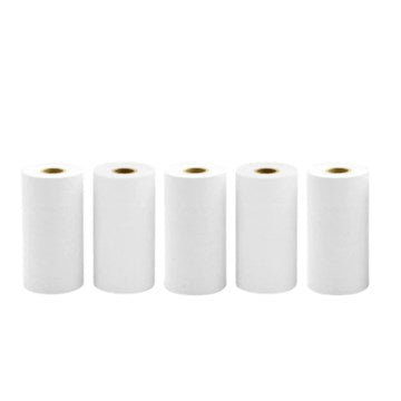 ROLLO TERMICO AUTOADHESIVO P/IMPRESORA X 5UNID 3MTS 657062 IBI01