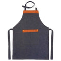 DELANTAL COMBINADO JEAN/ECOCUERO 6080-20 VH01