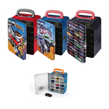 GUARDA AUTOS CAJA METALICA P/18 AUTOS HOT WHEELS HWCC2/HWCC2 - 23K HWCC2 - 23S HWCC2 - 23K HWCC22S