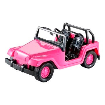 JEEP 30CM ROSA/AZUL/AMARILLO C/ STICKERS EN RED 716R/716 LEPO