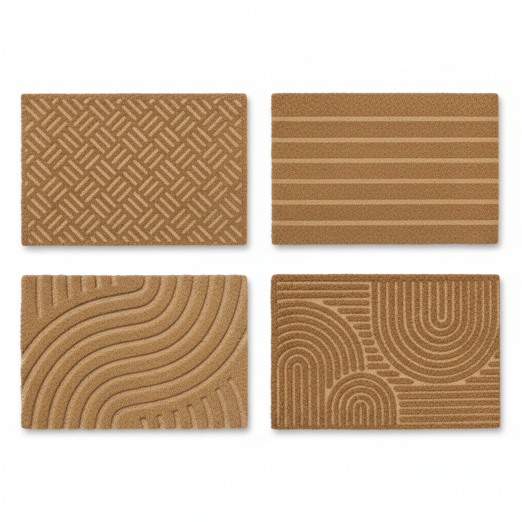 FELPUDO 40X60CM COCO C/BASE GOMA LISA/FRASE D0093/94  FKW040-1000/100 FKP040-1000/100 DIB01 MF01 V315/44 IND01