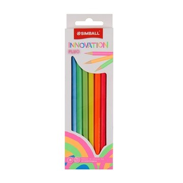 LAPICES X 8 LARGOS FLUO SIMBALL 0214859508 SPP01