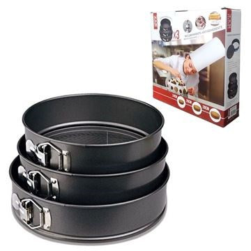 SET X3 MOLDES TORTERAS RED. 24CM/26CM/28CM  57914442 CR02