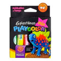 PLASTILINA X 6UNID. FLUO SURT. 1583 FAI01