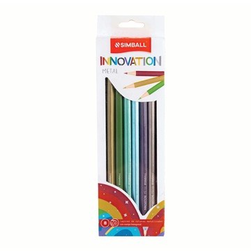 LAPICES COLOR X8 METALIZADOS SIMBALL 0214859608 SPP01