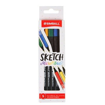 MICROFIBRA 0.4MM X5 UNID CLASICA SKETCH SIMBALL 0210039905 SPP01 (B10/100)