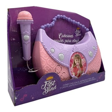 CARTERA C/MICROFONO PRINCESA EN CAJA FD3503-1B FAY01