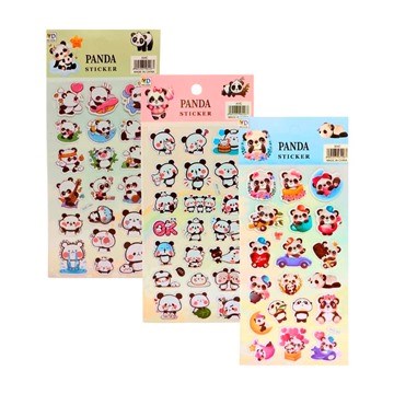 STICKERS GOMA EVA DINO/PANDA 27311 28635 COL01 (FANTASIA)