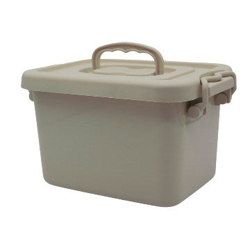 CAJA ORGANIZADORA 26X20X16CM 5L C/TAPA C/ MANIJAS 701610 KMG