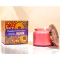 VELA AROMATICA CERA VEGETAL LUXE EN FRASCO C/TAPA EN CAJA AROMANZA 101HB ILUM01
