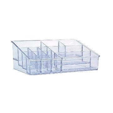 ORGANIZADOR COSMETICOS TRANSPARENTE 22X15X8CM 445.012.001A SAO01