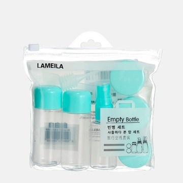 SET VIAJE SPA 7 PCS DISPENSER JABON PERFUME JM4171 CB-28621 SF01 MTA01