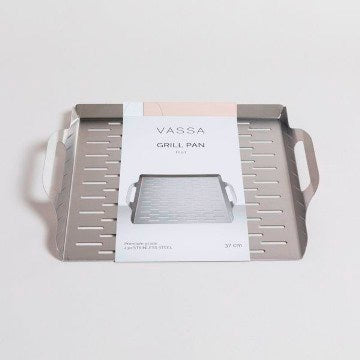 BANDEJA 37X30CM DE ACERO INOX P/PARRILLA 0119804 MISH02