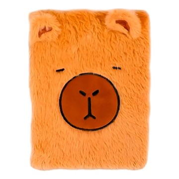 CUADERNO 21X15CM PELUCHE CAPYBARA A202123  BB20351 SF01 PUB02