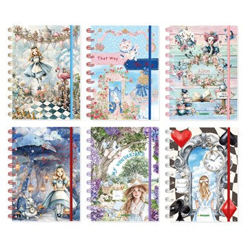 CUADERNO 15X21CM 80HJ C/ESP. LUXE RAYA ALICIA/PRINCIPITO C9100M C9300M NOR-PAC
