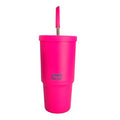 VASO SIMPLE C/TAPA Y SORBETE 5813 QUO01 (P)
