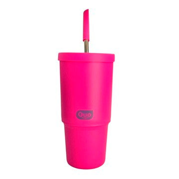 VASO SIMPLE C/TAPA Y SORBETE 5813 QUO01 (P)